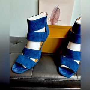 Jessica Simpson 8.5 Suede Blue Sandals
